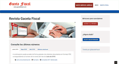 Desktop Screenshot of gacetafiscal.com