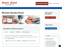 Tablet Screenshot of gacetafiscal.com